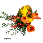 Nature's Bounty- Mixed Tulip Bouquet